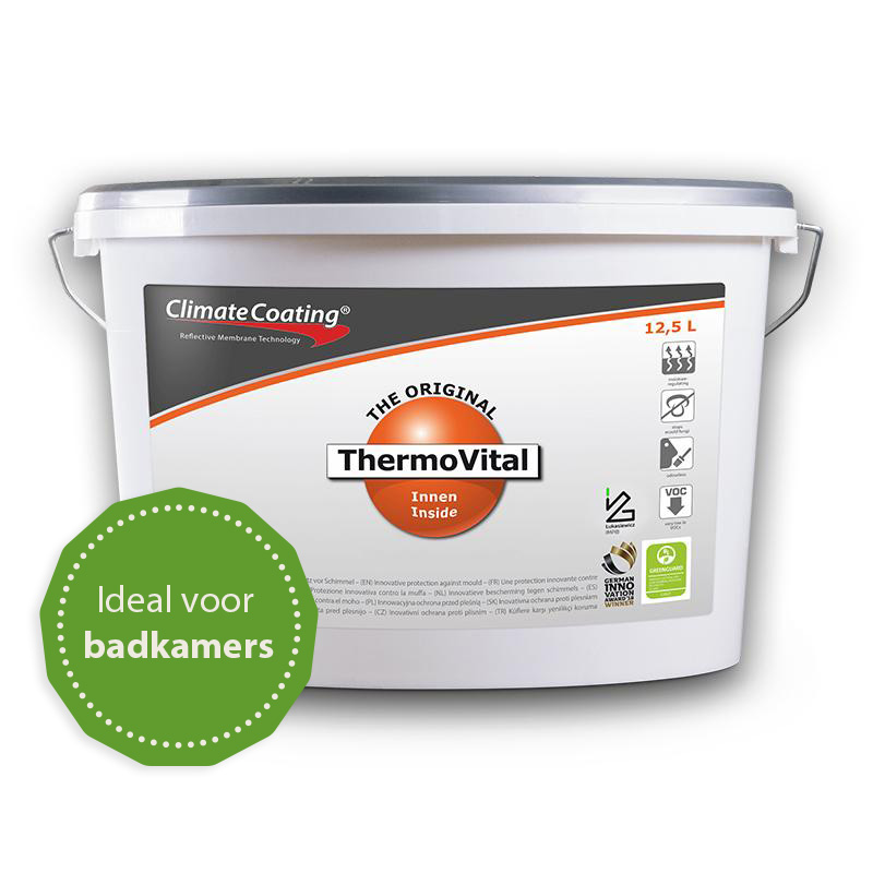 Vochtregulerende muurverf, perfect voor badkamers, anti-schimmel verf